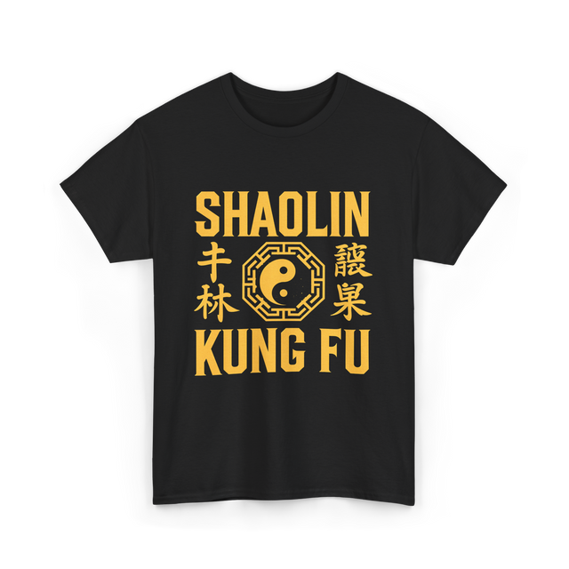 Shaolin Kung Fu Martial Arts Kung Fu T-Shirt - Black