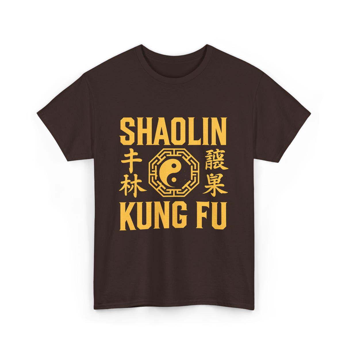 Shaolin Kung Fu Martial Arts Kung Fu T-Shirt - Dark Chocolate