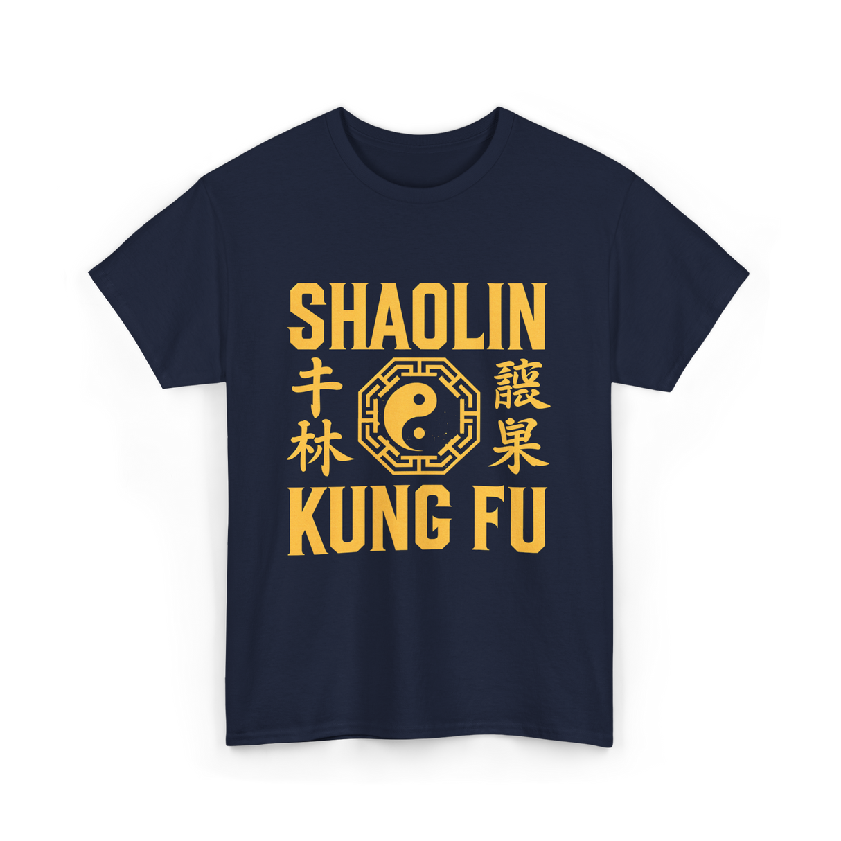 Shaolin Kung Fu Martial Arts Kung Fu T-Shirt - Navy