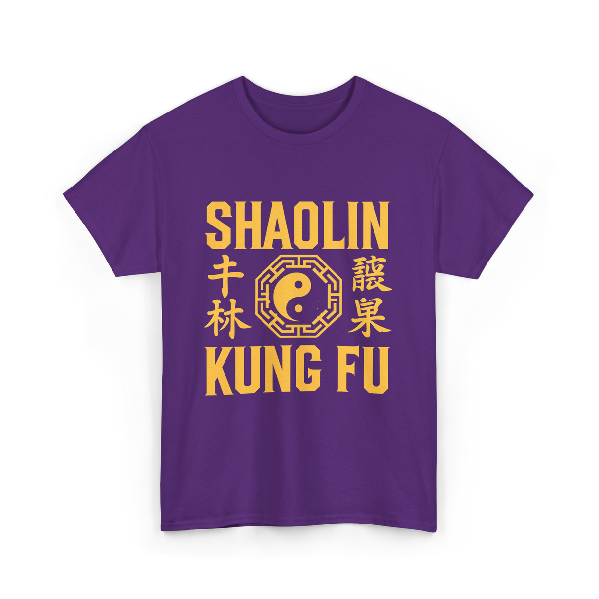 Shaolin Kung Fu Martial Arts Kung Fu T-Shirt - Purple