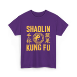 Shaolin Kung Fu Martial Arts Kung Fu T-Shirt - Purple