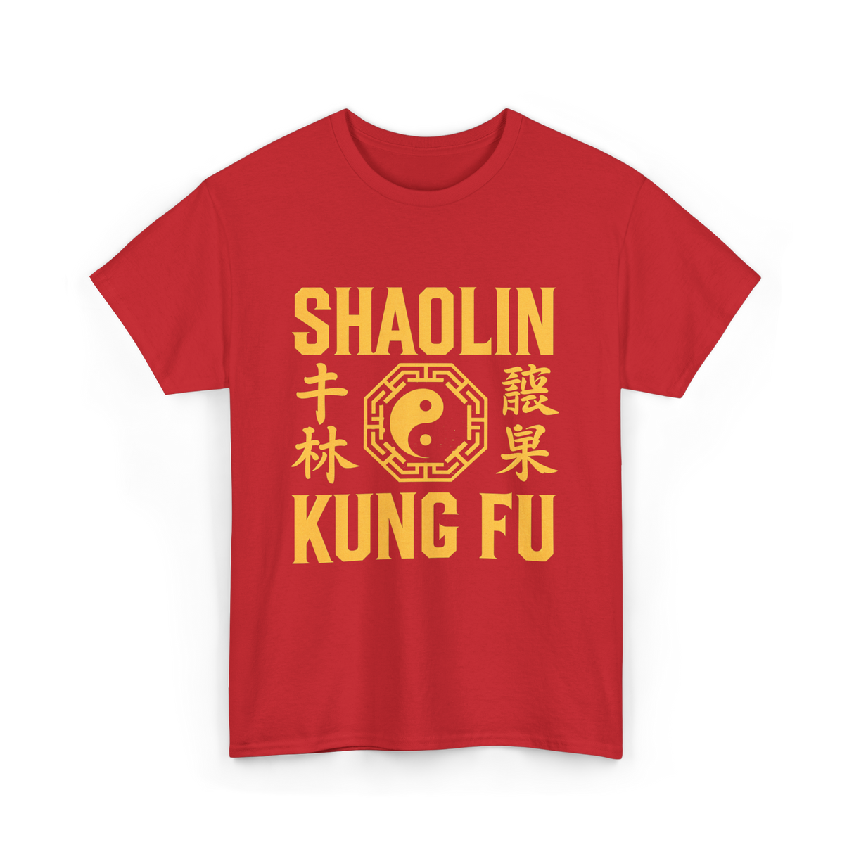 Shaolin Kung Fu Martial Arts Kung Fu T-Shirt - Red