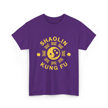 Shaolin Kung Fu Martial Arts T-Shirt - Purple