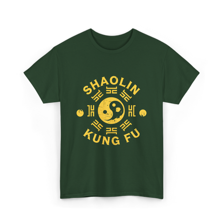 Shaolin Kung Fu Martial Arts T-Shirt - Forest Green