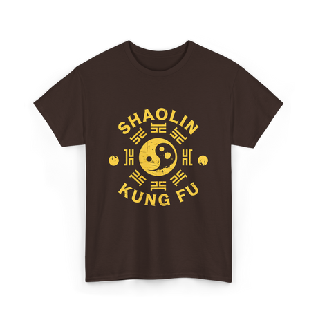 Shaolin Kung Fu Martial Arts T-Shirt - Dark Chocolate