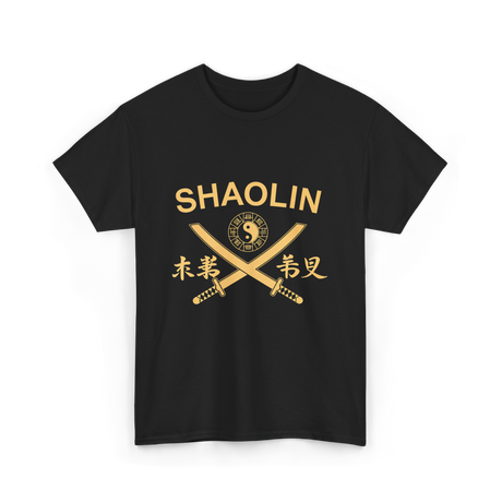Shaolin Swords Martial Arts T-Shirt - Black