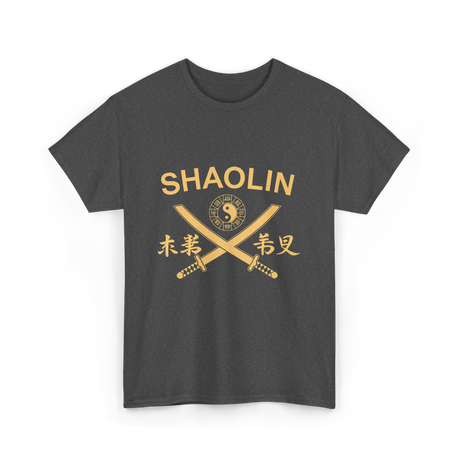 Shaolin Swords Martial Arts T-Shirt - Dark Heather