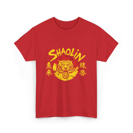 Shaolin Tiger Martial Arts T-Shirt - Red