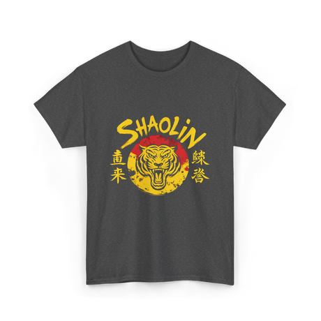 Shaolin Tiger Martial Arts T-Shirt - Dark Heather