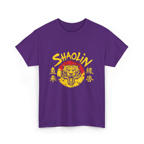 Shaolin Tiger Martial Arts T-Shirt - Purple