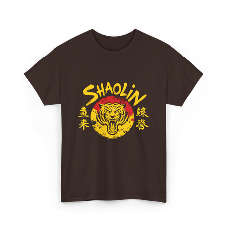 Shaolin Tiger Martial Arts T-Shirt - Dark Chocolate