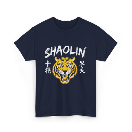 Shaolin Tiger Martial Arts Wushu T-Shirt - Navy