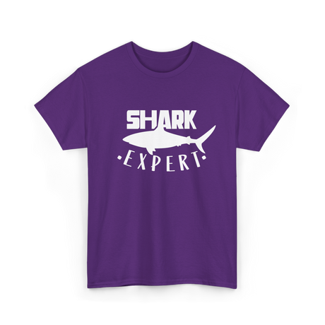 Shark Expert Shark Marine T-Shirt - Purple