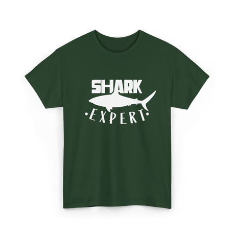 Shark Expert Shark Marine T-Shirt - Forest Green