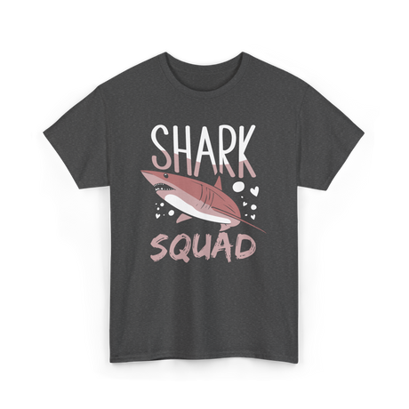 Shark Squad Shark Lover Marine Life T-Shirt - Dark Heather