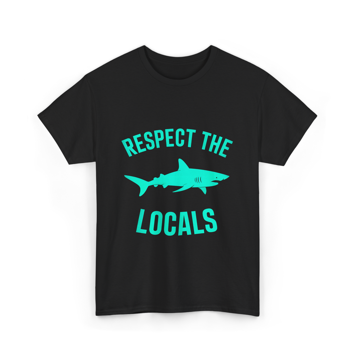 Shark Locals T-Shirt - Black