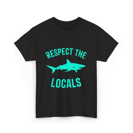 Shark Locals T-Shirt - Black