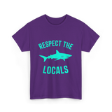 Shark Locals T-Shirt - Purple