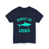 Shark Locals T-Shirt - Navy