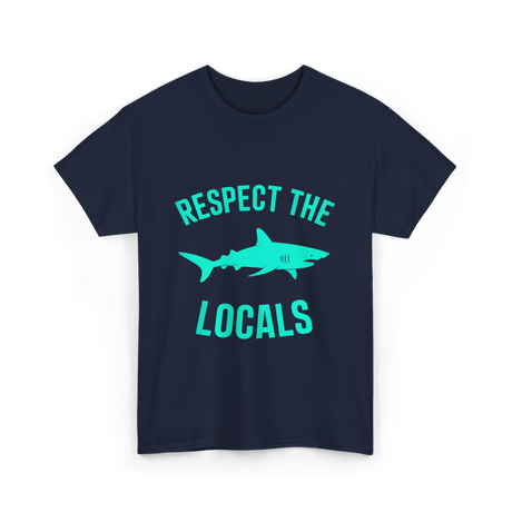 Shark Locals T-Shirt - Navy