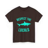 Shark Locals T-Shirt - Dark Chocolate