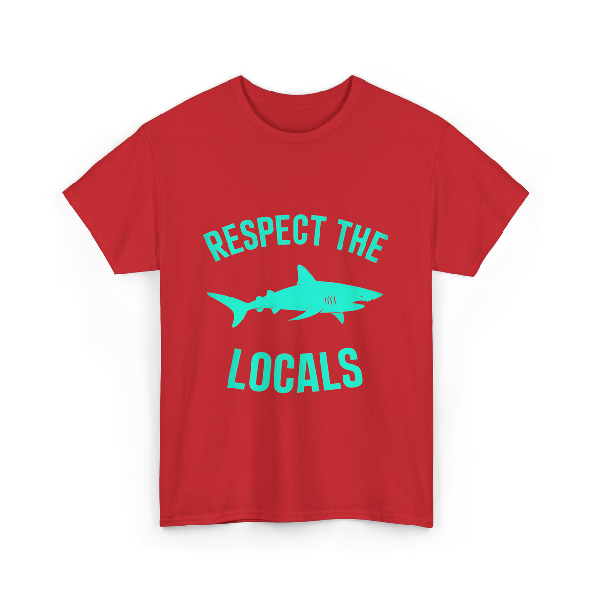 Shark Locals T-Shirt - Red