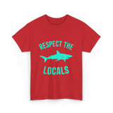 Shark Locals T-Shirt - Red