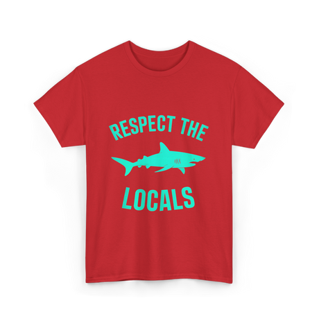 Shark Locals T-Shirt - Red