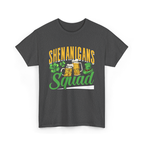 Shenanigans Squad St Patricks Day T-Shirt - Dark Heather