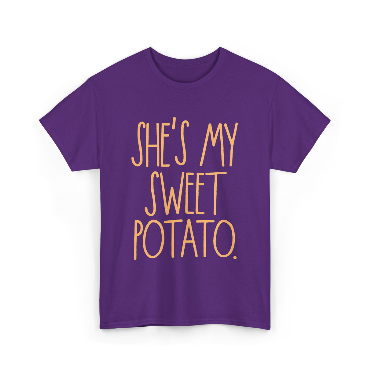 She's My Sweet Potato Couple T-Shirt - Purple