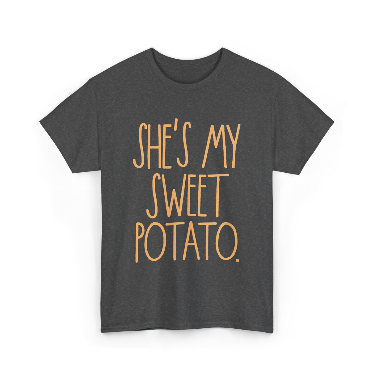 She's My Sweet Potato Couple T-Shirt - Dark Heather