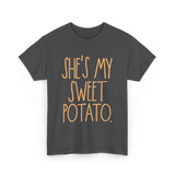 She's My Sweet Potato Couple T-Shirt - Dark Heather