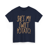 She's My Sweet Potato Couple T-Shirt - Navy