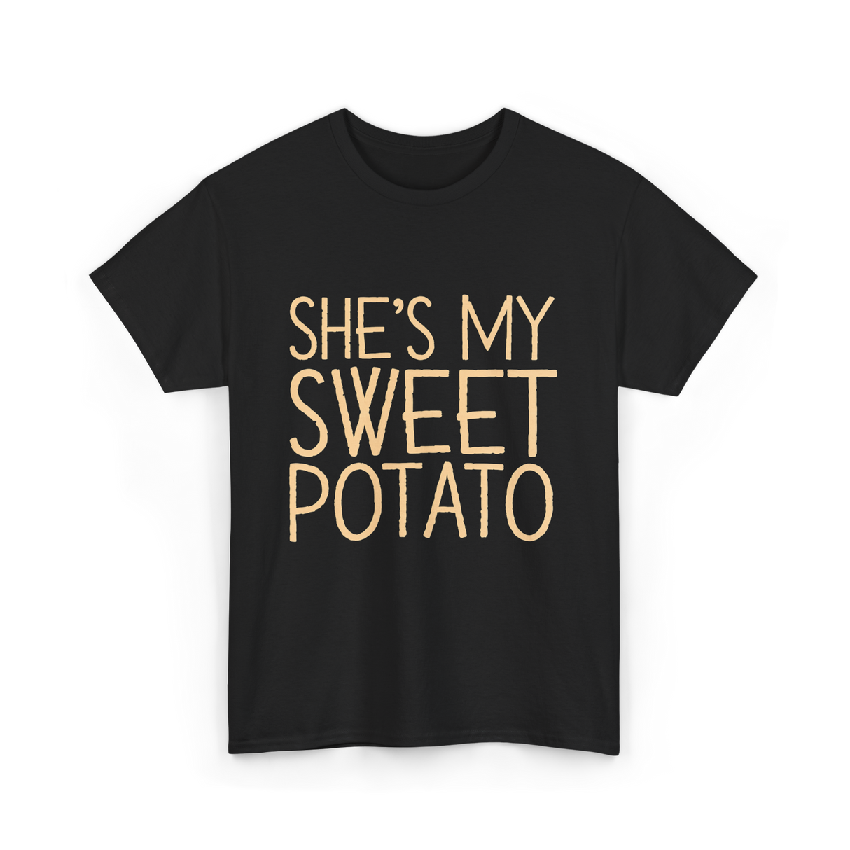 She's My Sweet Potato Thanksgiving T-Shirt - Black