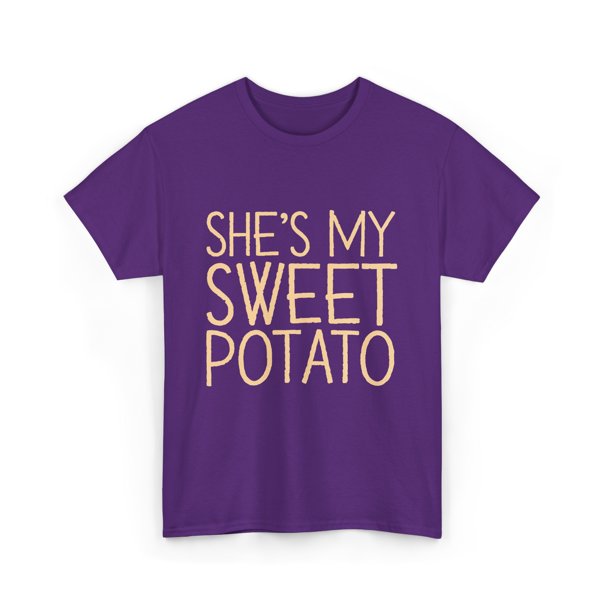 She's My Sweet Potato Thanksgiving T-Shirt - Purple