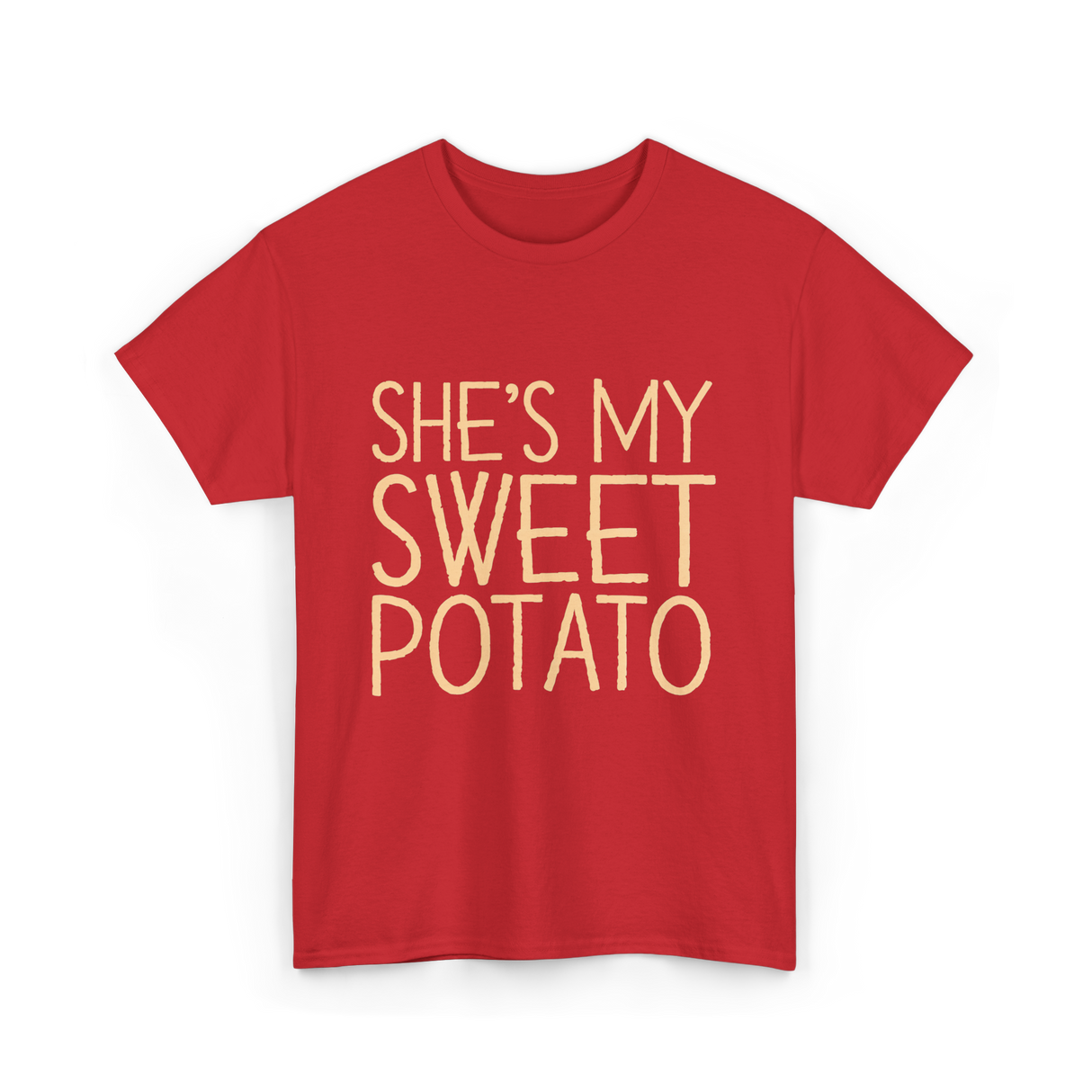 She's My Sweet Potato Thanksgiving T-Shirt - Red