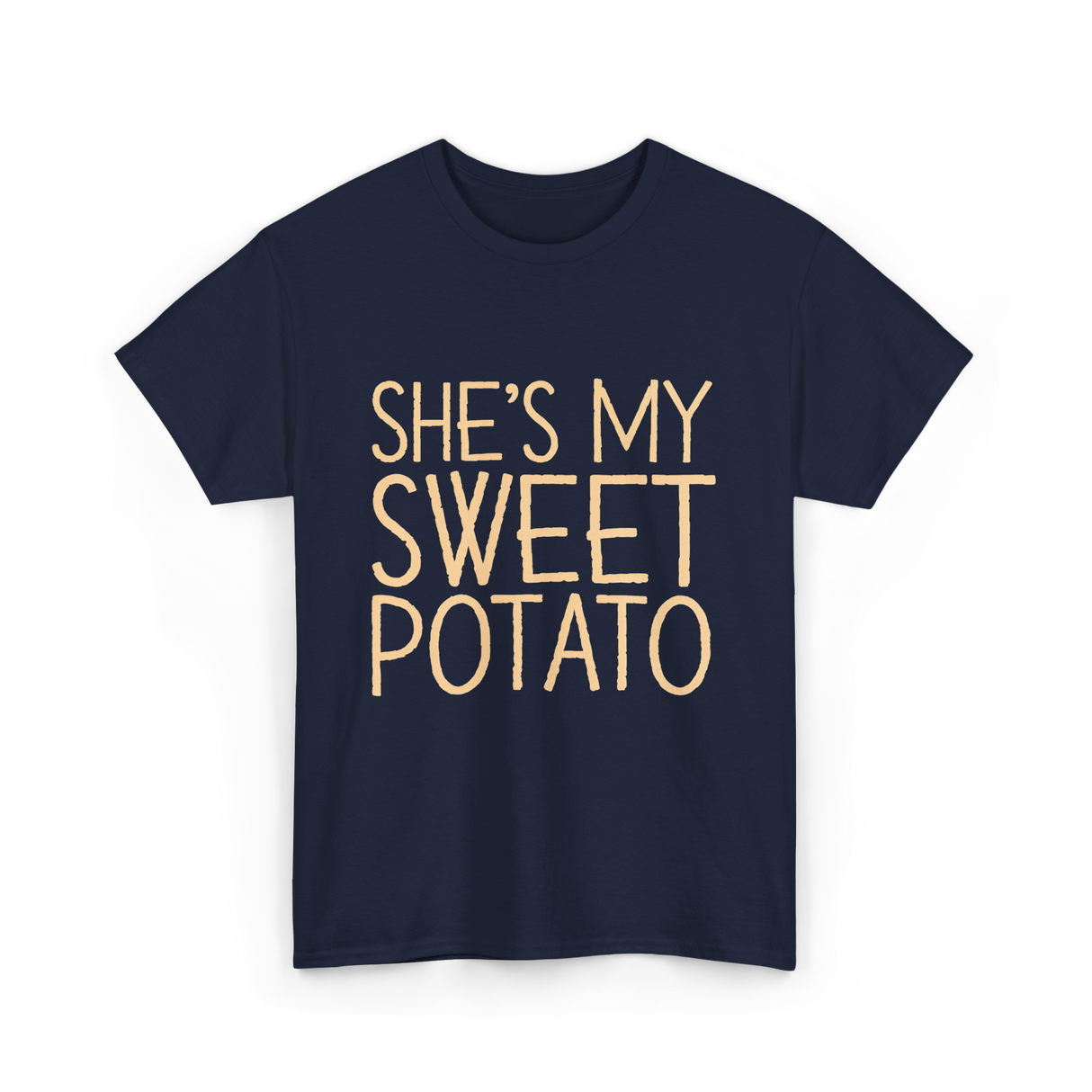 She's My Sweet Potato Thanksgiving T-Shirt - Navy