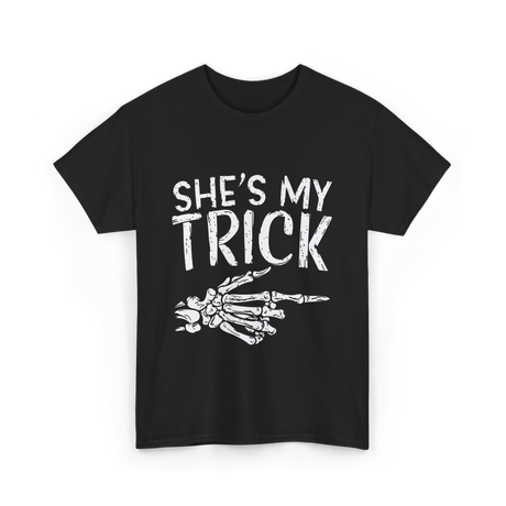 She's My Trick Skeleton T-Shirt - Black