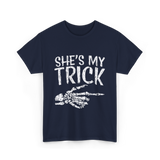 She's My Trick Skeleton T-Shirt - Navy