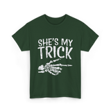 She's My Trick Skeleton T-Shirt - Forest Green