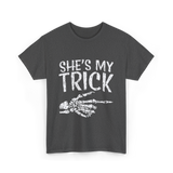 She's My Trick Skeleton T-Shirt - Dark Heather