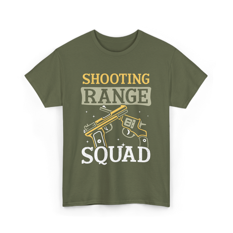 Shooting Range Squad Shooting T-Shirt - Military Green