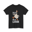 Silly On The Loose Goose T-Shirt - Black