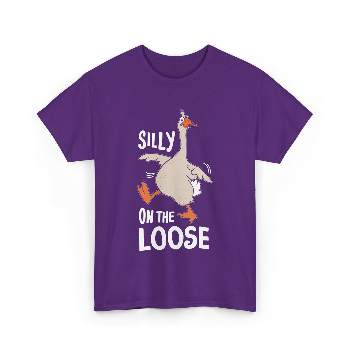 Silly On The Loose Goose T-Shirt - Purple