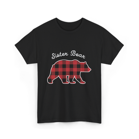 Sister Bear Bear Sister T-Shirt - Black