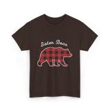 Sister Bear Bear Sister T-Shirt - Dark Chocolate