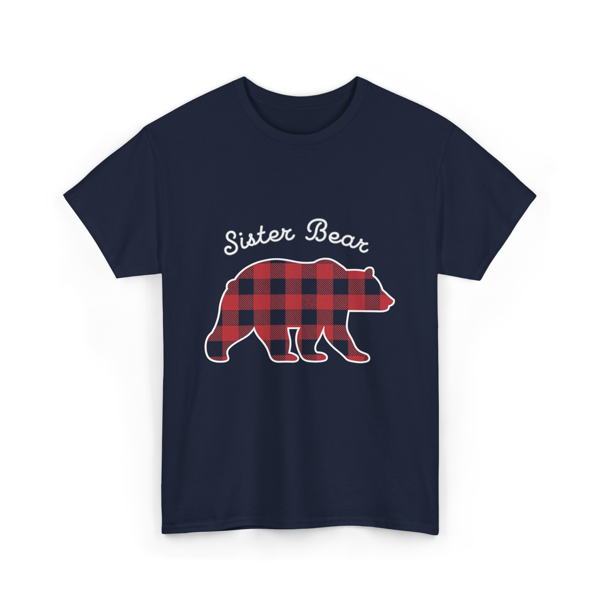 Sister Bear Bear Sister T-Shirt - Navy