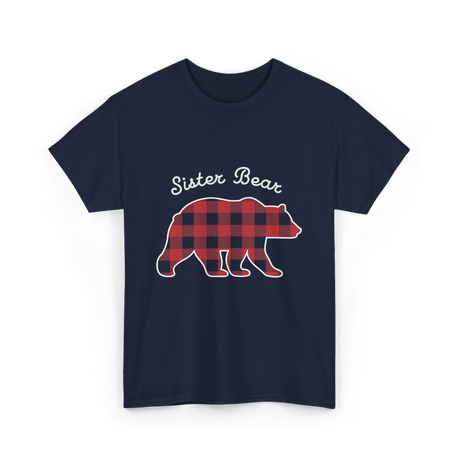 Sister Bear Bear Sister T-Shirt - Navy