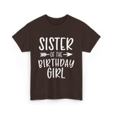 Sister of the Birthday Girl Sister T-Shirt - Dark Chocolate