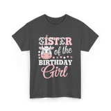 Sister of the Birthday Girl Cow T-Shirt - Dark Heather